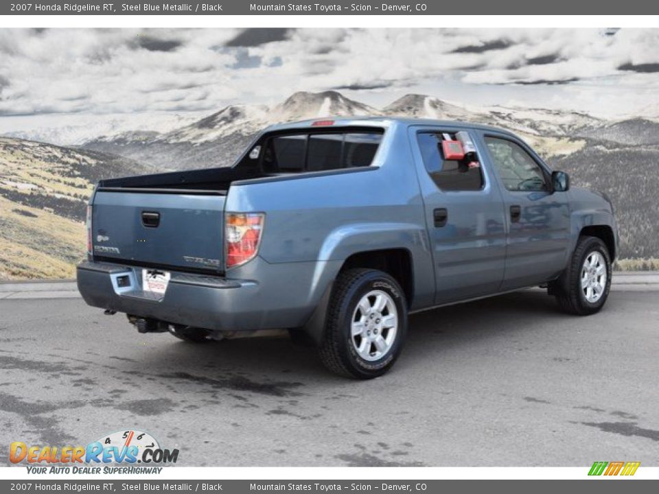 2007 Honda Ridgeline RT Steel Blue Metallic / Black Photo #3