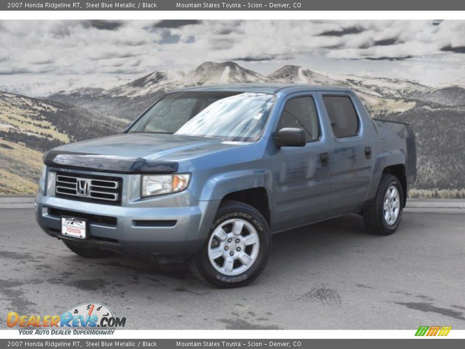 2007 Honda Ridgeline RT Steel Blue Metallic / Black Photo #5