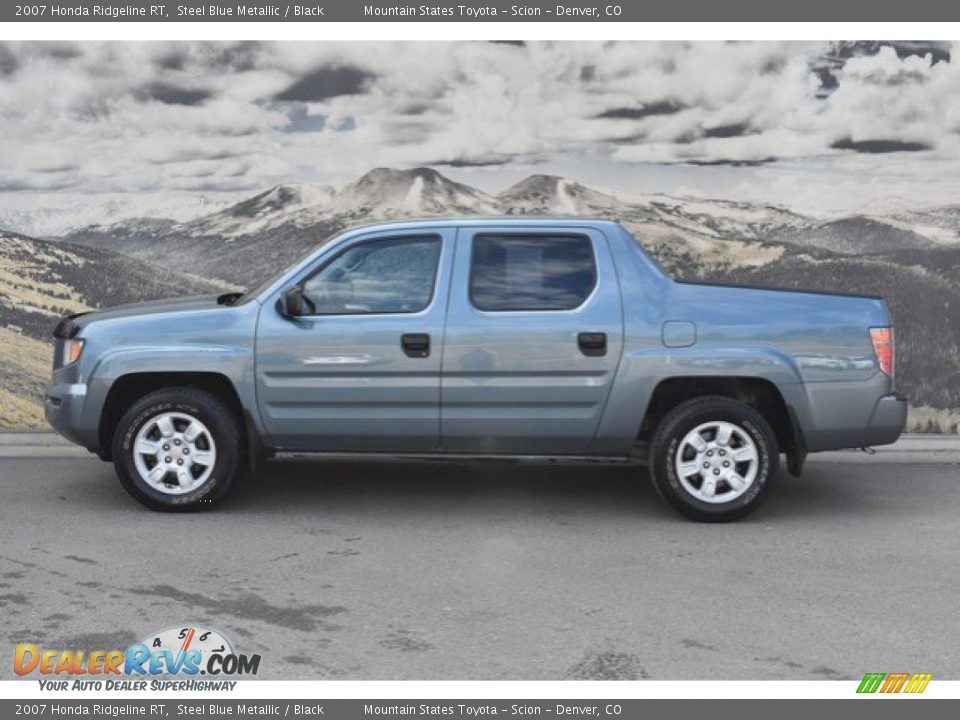 2007 Honda Ridgeline RT Steel Blue Metallic / Black Photo #6