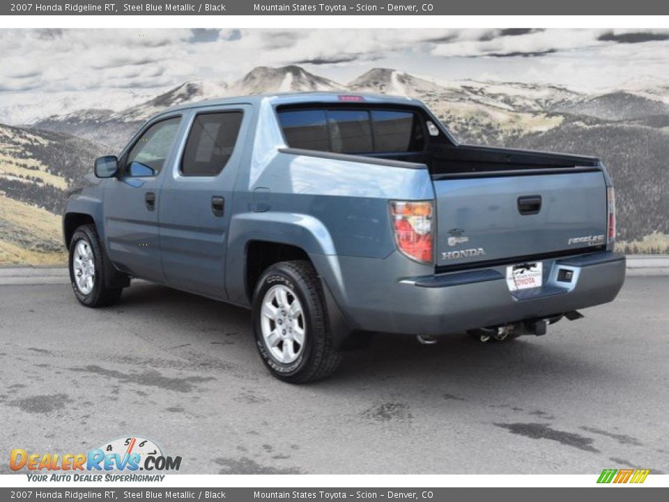 2007 Honda Ridgeline RT Steel Blue Metallic / Black Photo #7