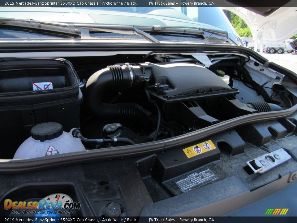 2019 Mercedes-Benz Sprinter 3500XD Cab Chassis Arctic White / Black Photo #35