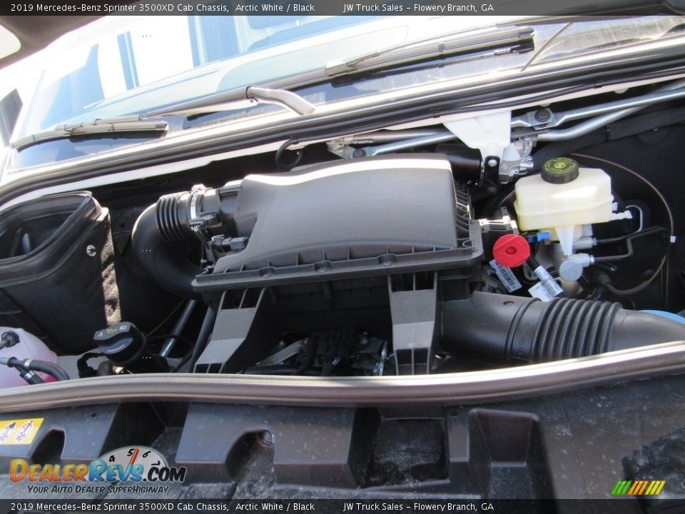 2019 Mercedes-Benz Sprinter 3500XD Cab Chassis Arctic White / Black Photo #36
