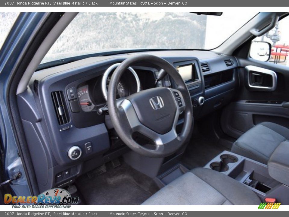 2007 Honda Ridgeline RT Steel Blue Metallic / Black Photo #10