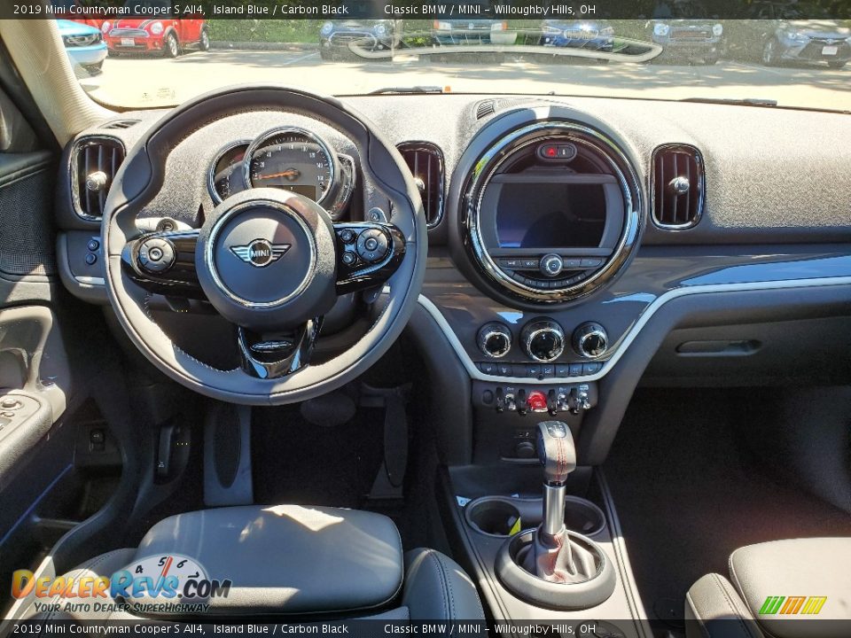2019 Mini Countryman Cooper S All4 Island Blue / Carbon Black Photo #5