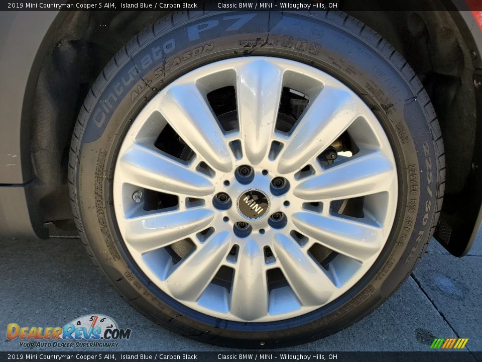 2019 Mini Countryman Cooper S All4 Island Blue / Carbon Black Photo #7