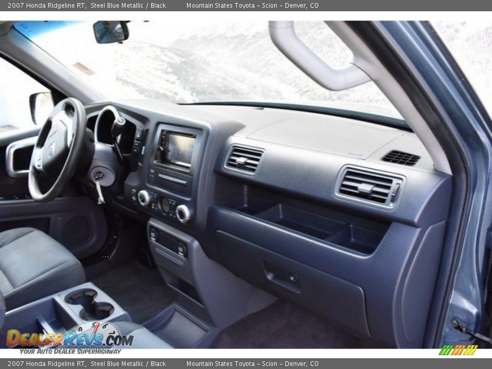 2007 Honda Ridgeline RT Steel Blue Metallic / Black Photo #16