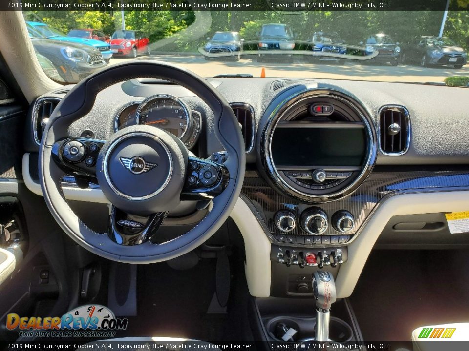 2019 Mini Countryman Cooper S All4 Lapisluxury Blue / Satellite Gray Lounge Leather Photo #5