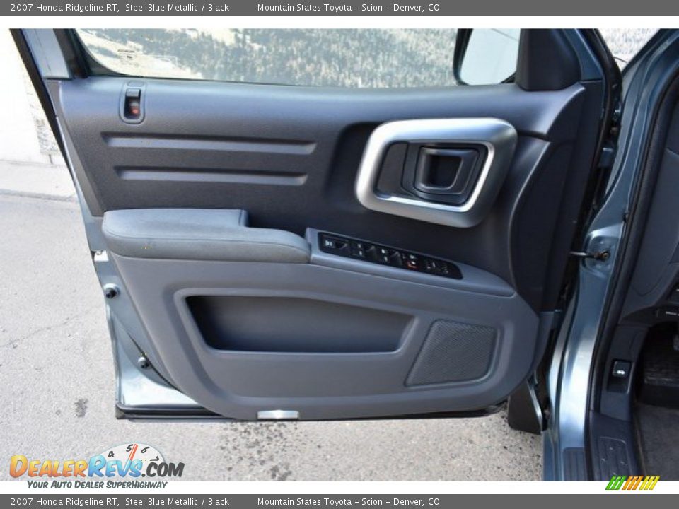 2007 Honda Ridgeline RT Steel Blue Metallic / Black Photo #24