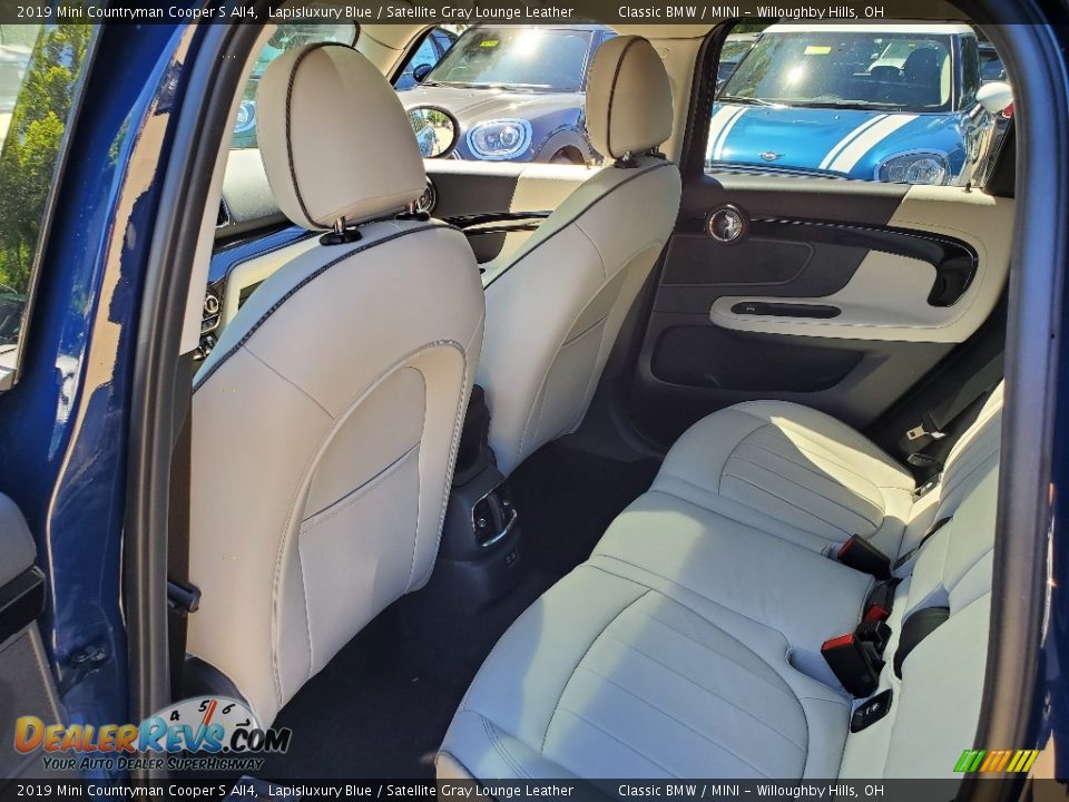 2019 Mini Countryman Cooper S All4 Lapisluxury Blue / Satellite Gray Lounge Leather Photo #6