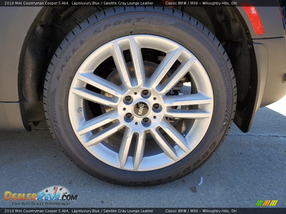 2019 Mini Countryman Cooper S All4 Lapisluxury Blue / Satellite Gray Lounge Leather Photo #7