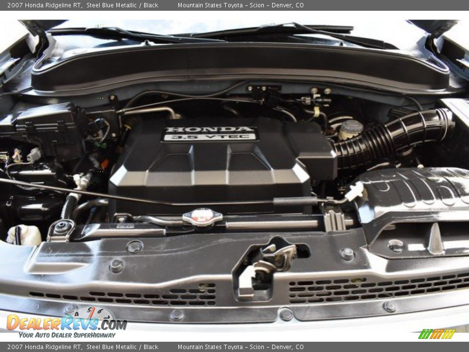 2007 Honda Ridgeline RT Steel Blue Metallic / Black Photo #27