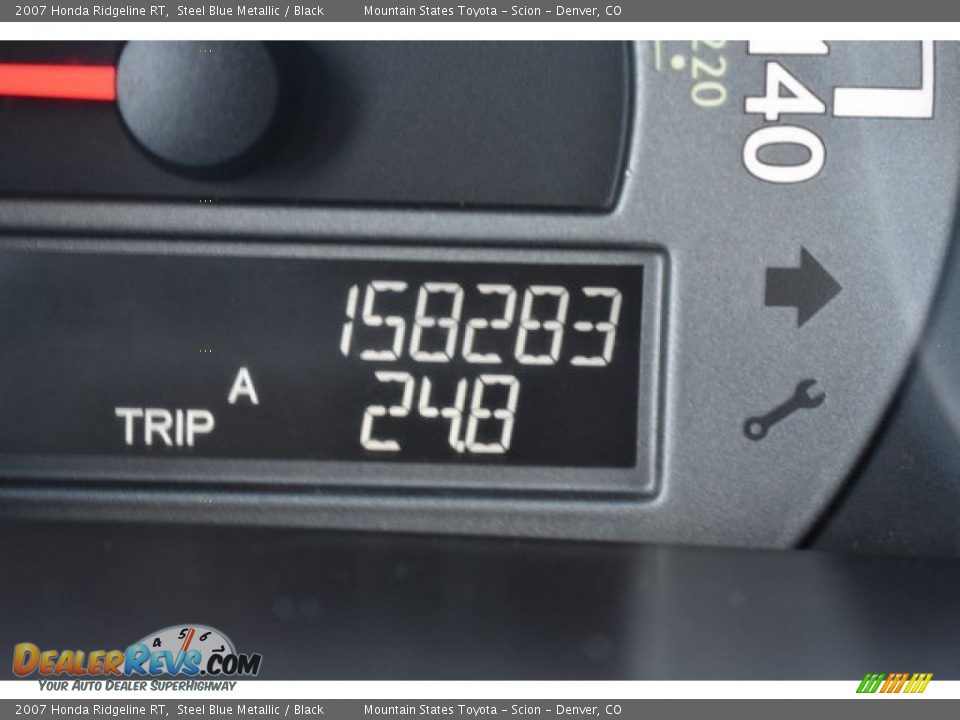 2007 Honda Ridgeline RT Steel Blue Metallic / Black Photo #29