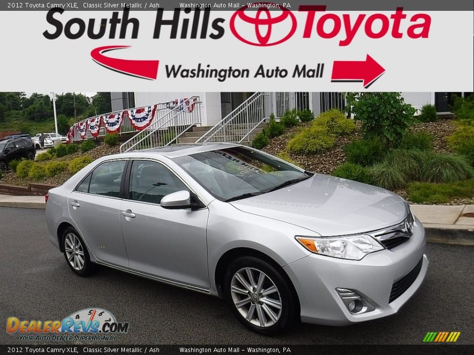 2012 Toyota Camry XLE Classic Silver Metallic / Ash Photo #1