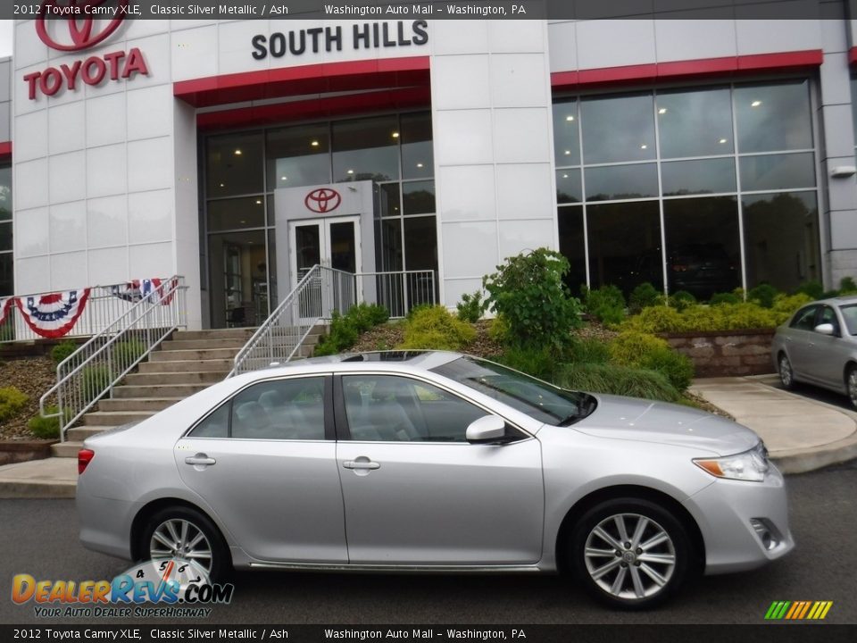 2012 Toyota Camry XLE Classic Silver Metallic / Ash Photo #2