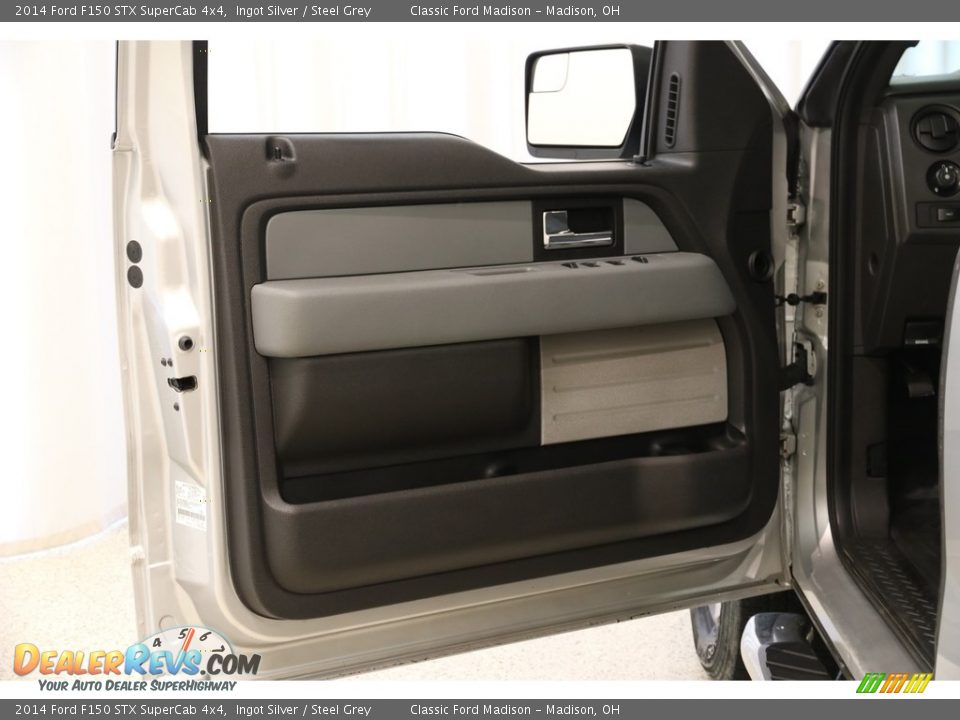 2014 Ford F150 STX SuperCab 4x4 Ingot Silver / Steel Grey Photo #4