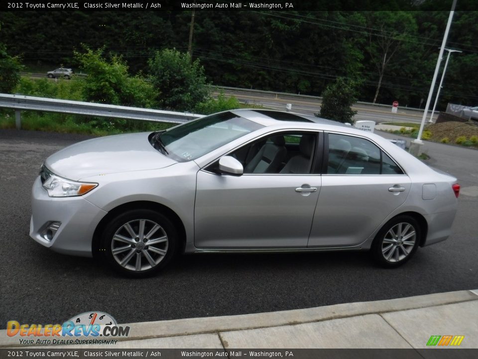 2012 Toyota Camry XLE Classic Silver Metallic / Ash Photo #6