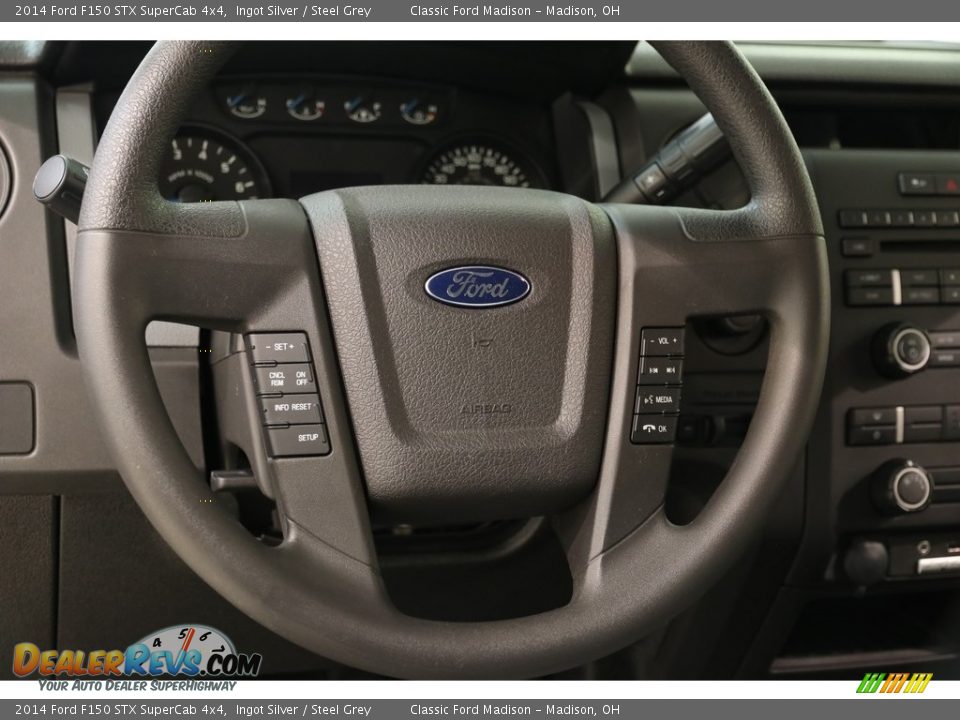 2014 Ford F150 STX SuperCab 4x4 Ingot Silver / Steel Grey Photo #7