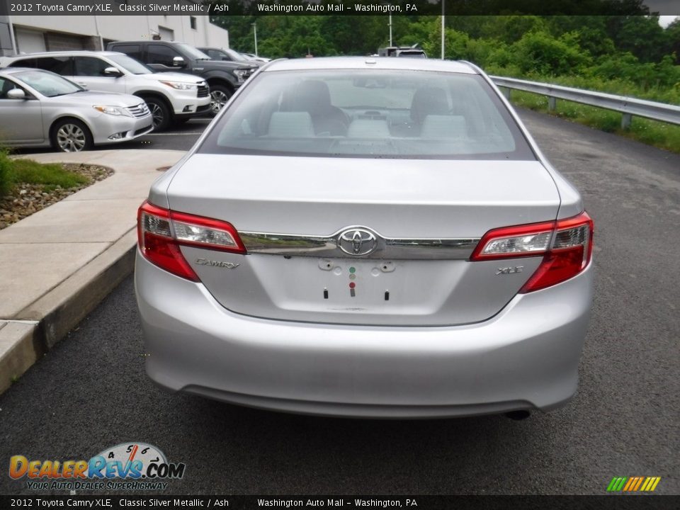 2012 Toyota Camry XLE Classic Silver Metallic / Ash Photo #8