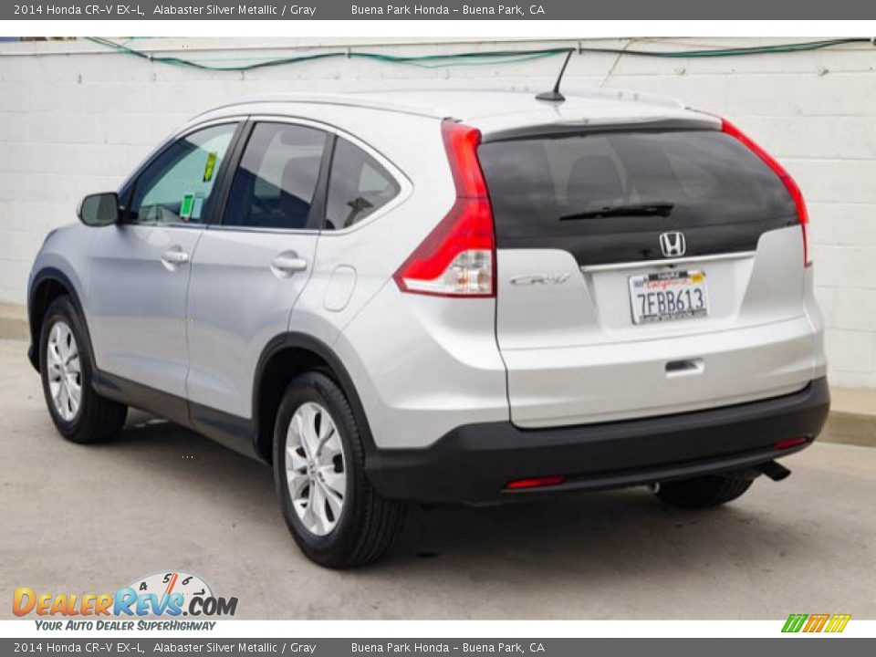2014 Honda CR-V EX-L Alabaster Silver Metallic / Gray Photo #2