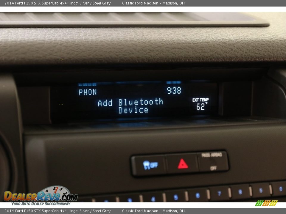 2014 Ford F150 STX SuperCab 4x4 Ingot Silver / Steel Grey Photo #12