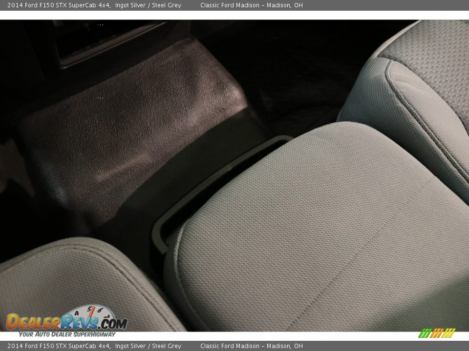 2014 Ford F150 STX SuperCab 4x4 Ingot Silver / Steel Grey Photo #13