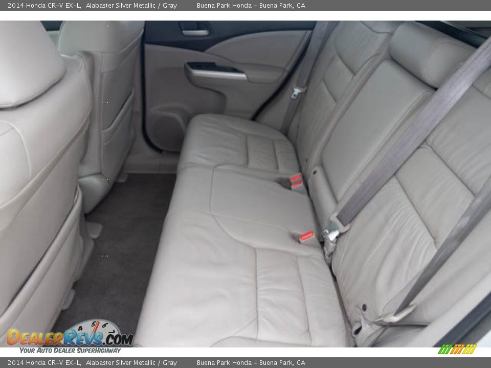2014 Honda CR-V EX-L Alabaster Silver Metallic / Gray Photo #4