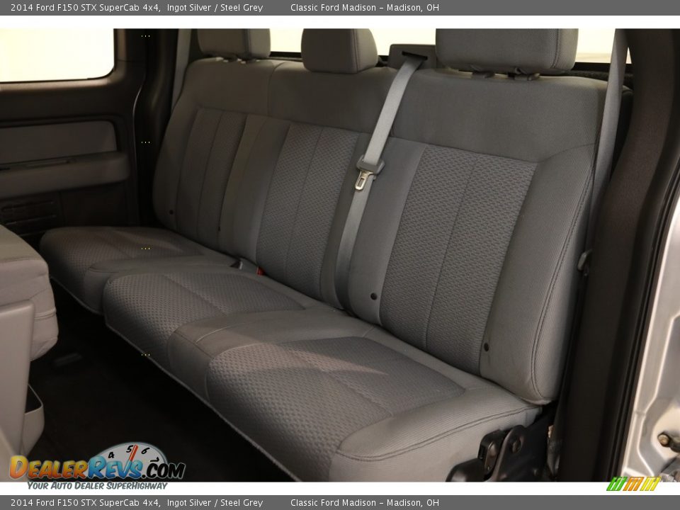 2014 Ford F150 STX SuperCab 4x4 Ingot Silver / Steel Grey Photo #17