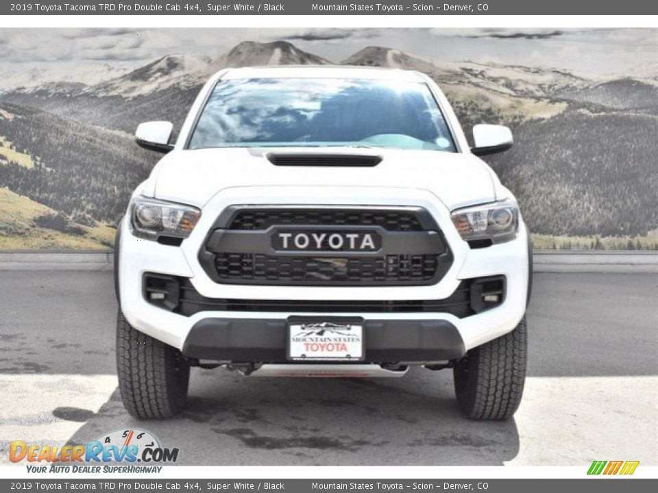 2019 Toyota Tacoma TRD Pro Double Cab 4x4 Super White / Black Photo #2