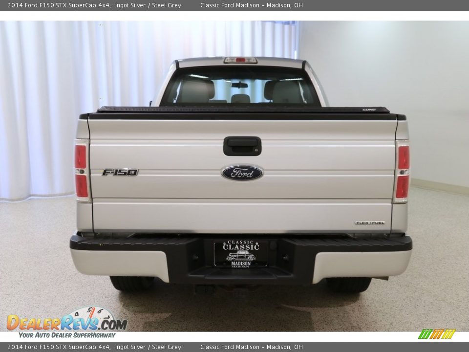 2014 Ford F150 STX SuperCab 4x4 Ingot Silver / Steel Grey Photo #18