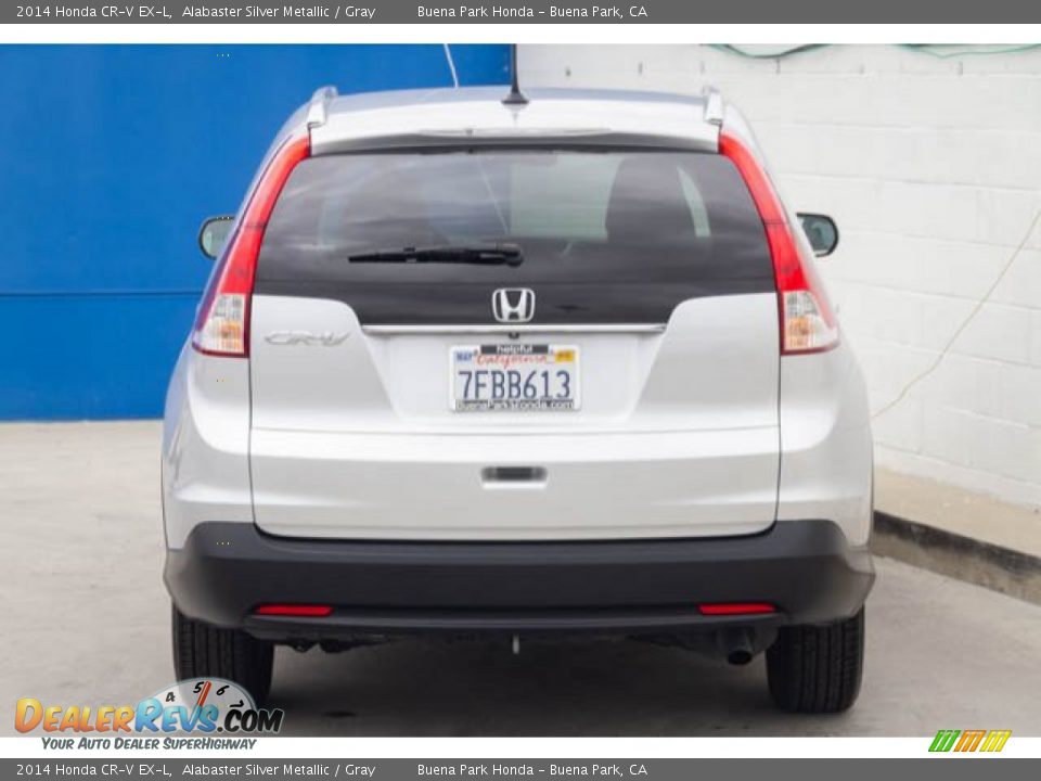 2014 Honda CR-V EX-L Alabaster Silver Metallic / Gray Photo #9