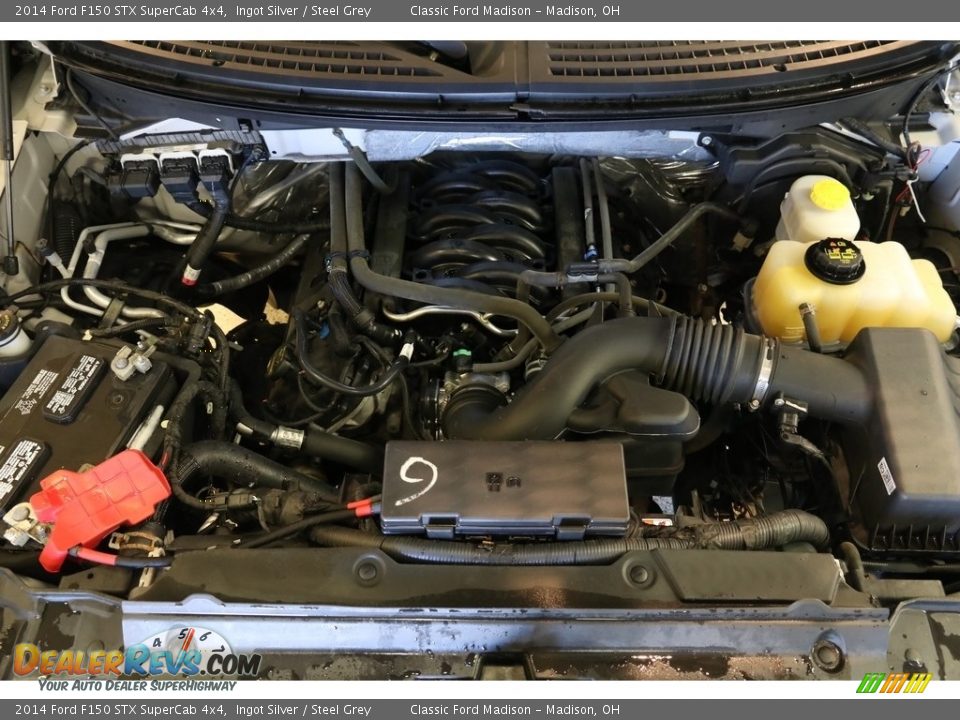 2014 Ford F150 STX SuperCab 4x4 Ingot Silver / Steel Grey Photo #19