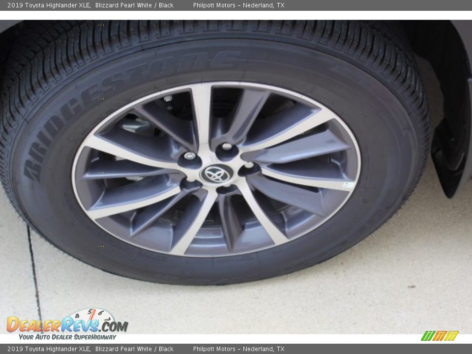 2019 Toyota Highlander XLE Blizzard Pearl White / Black Photo #5