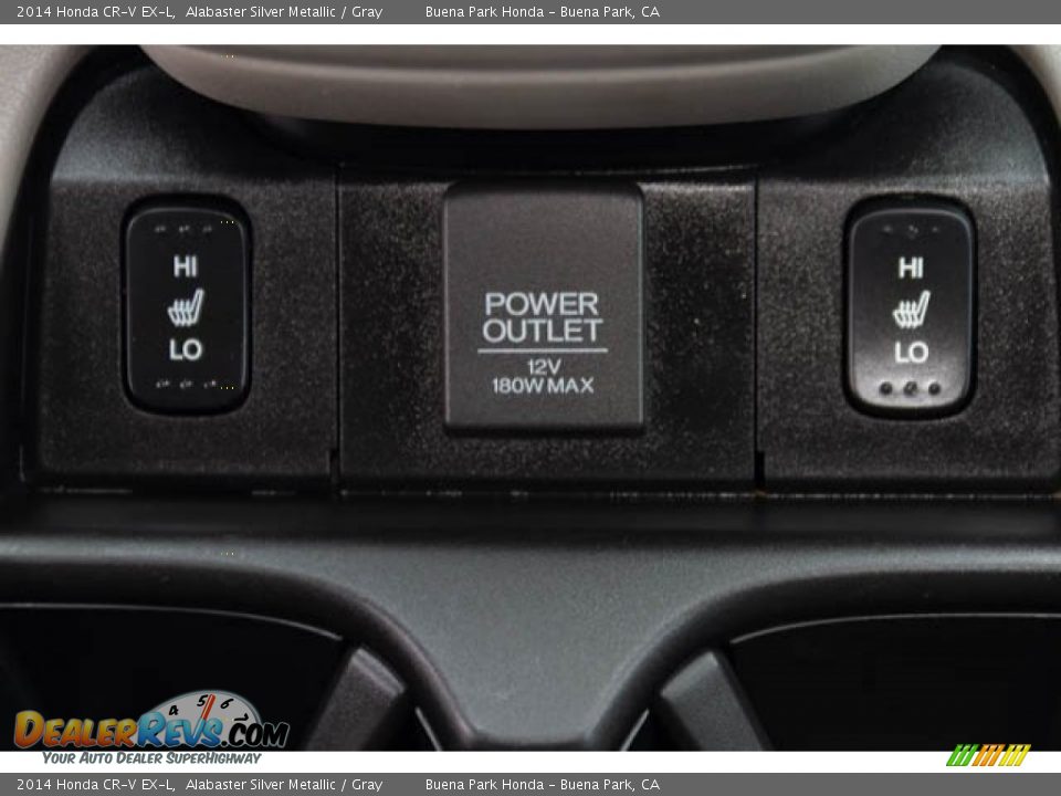2014 Honda CR-V EX-L Alabaster Silver Metallic / Gray Photo #12