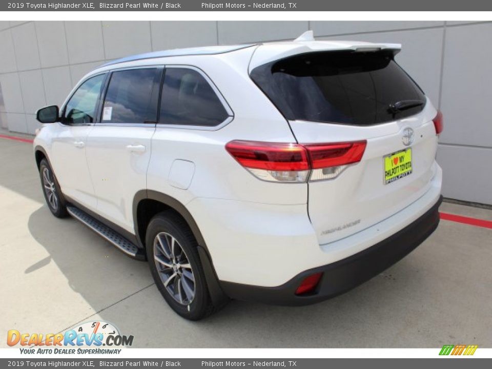 2019 Toyota Highlander XLE Blizzard Pearl White / Black Photo #6