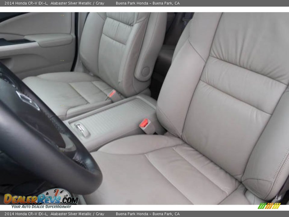2014 Honda CR-V EX-L Alabaster Silver Metallic / Gray Photo #13