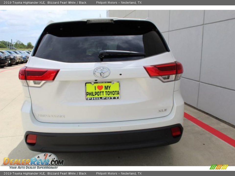 2019 Toyota Highlander XLE Blizzard Pearl White / Black Photo #7