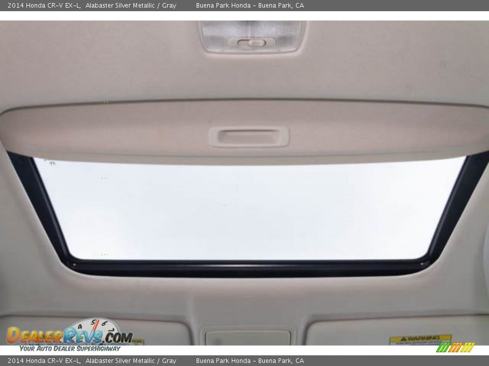 2014 Honda CR-V EX-L Alabaster Silver Metallic / Gray Photo #14