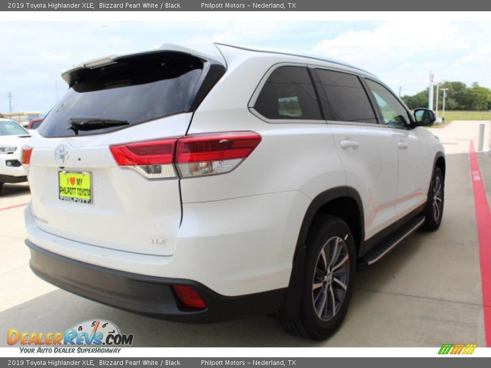 2019 Toyota Highlander XLE Blizzard Pearl White / Black Photo #8