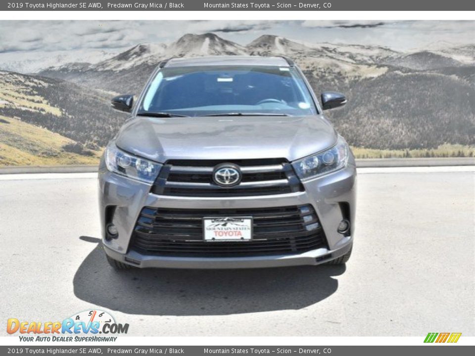 2019 Toyota Highlander SE AWD Predawn Gray Mica / Black Photo #2
