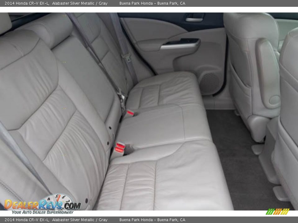 2014 Honda CR-V EX-L Alabaster Silver Metallic / Gray Photo #17