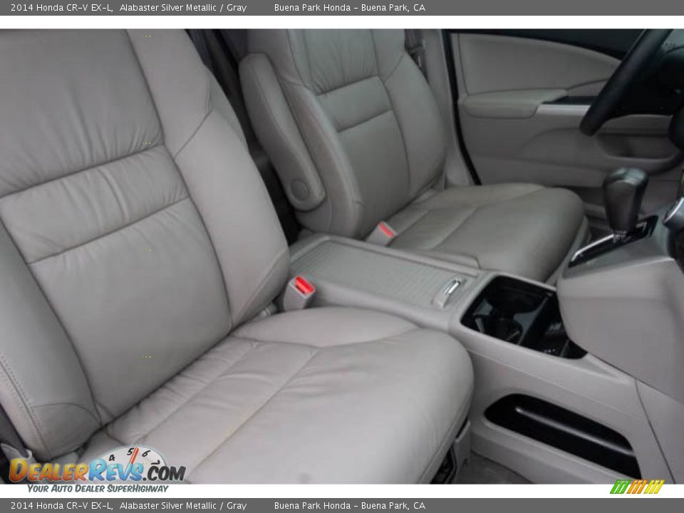 2014 Honda CR-V EX-L Alabaster Silver Metallic / Gray Photo #20