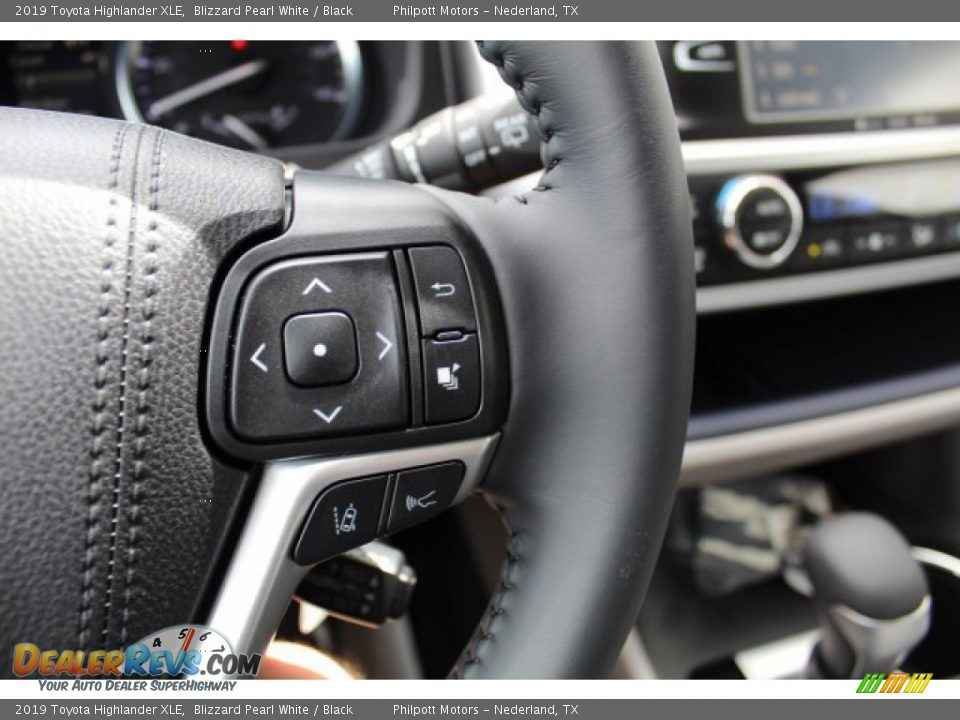2019 Toyota Highlander XLE Blizzard Pearl White / Black Photo #14