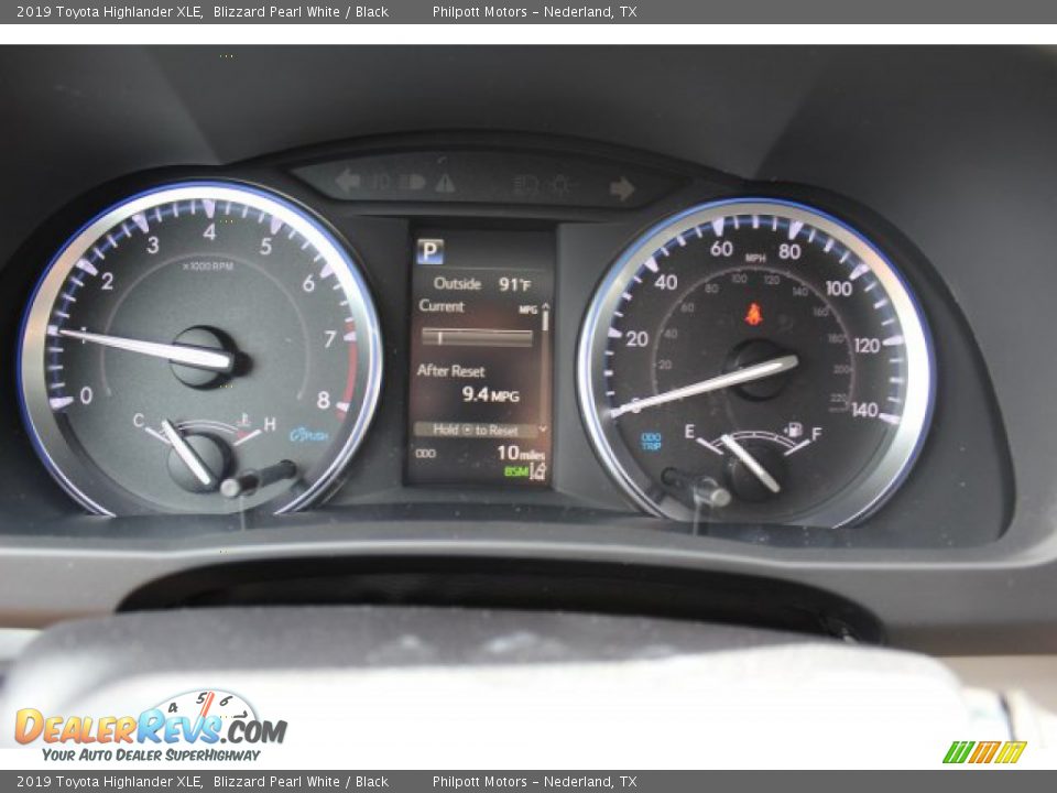 2019 Toyota Highlander XLE Blizzard Pearl White / Black Photo #15