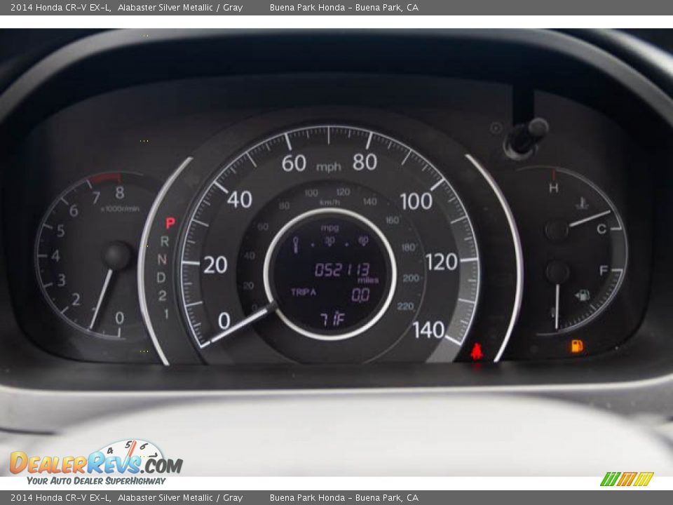 2014 Honda CR-V EX-L Alabaster Silver Metallic / Gray Photo #25