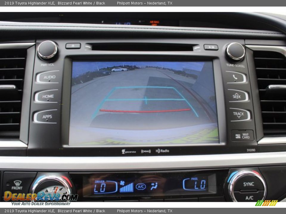 2019 Toyota Highlander XLE Blizzard Pearl White / Black Photo #19