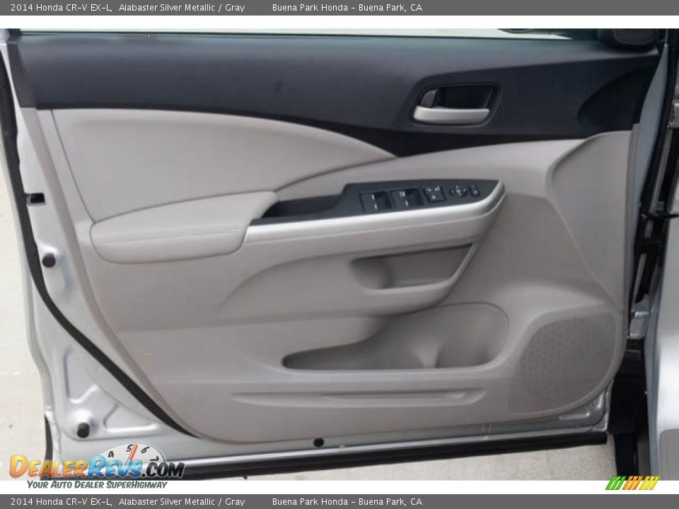 2014 Honda CR-V EX-L Alabaster Silver Metallic / Gray Photo #26