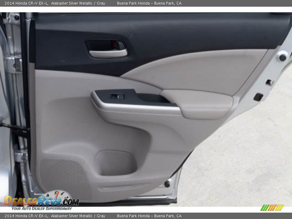2014 Honda CR-V EX-L Alabaster Silver Metallic / Gray Photo #28