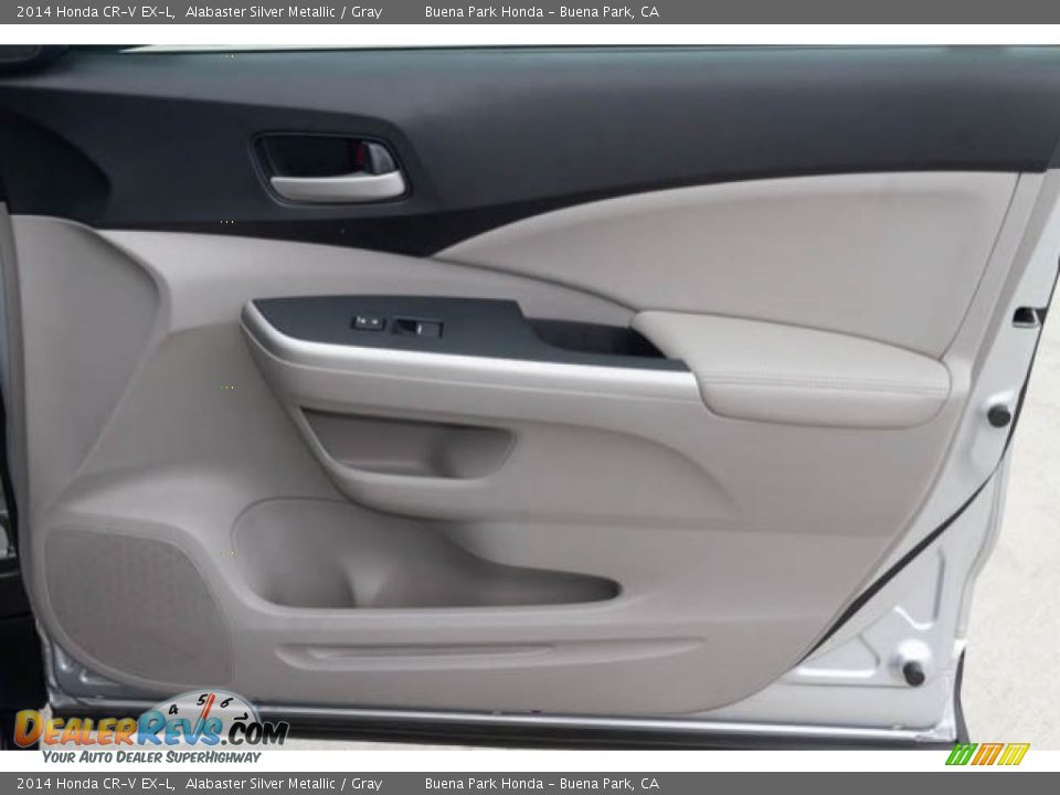 2014 Honda CR-V EX-L Alabaster Silver Metallic / Gray Photo #29