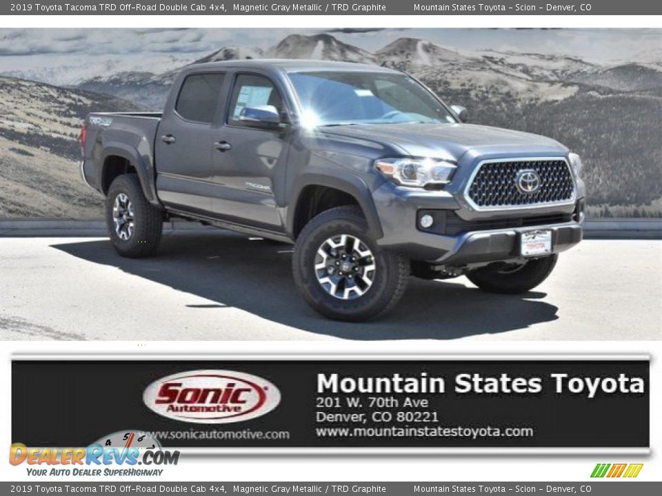 2019 Toyota Tacoma TRD Off-Road Double Cab 4x4 Magnetic Gray Metallic / TRD Graphite Photo #1