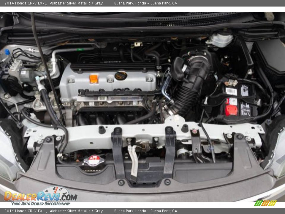 2014 Honda CR-V EX-L Alabaster Silver Metallic / Gray Photo #30
